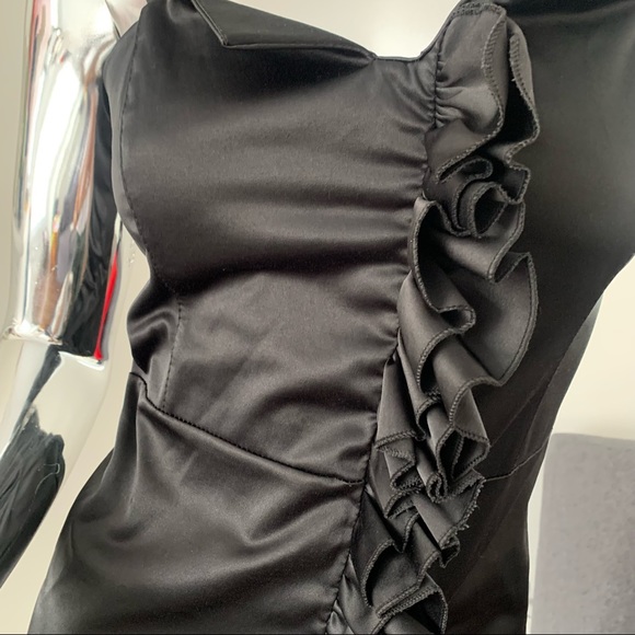 Brand New Rinascimento Satin Cocktail Dress (made in Italy) - Picture 2 of 7